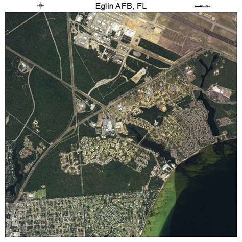 Aerial Photography Map of Eglin AFB, FL Florida