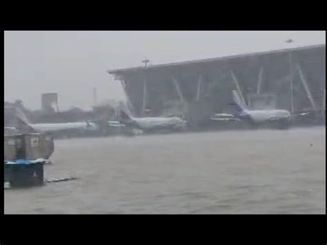 Tamilnadu Michang Cyclone effect on Chennai Airport | Dec 04, 2023 - Tamilnadu WeatherMan