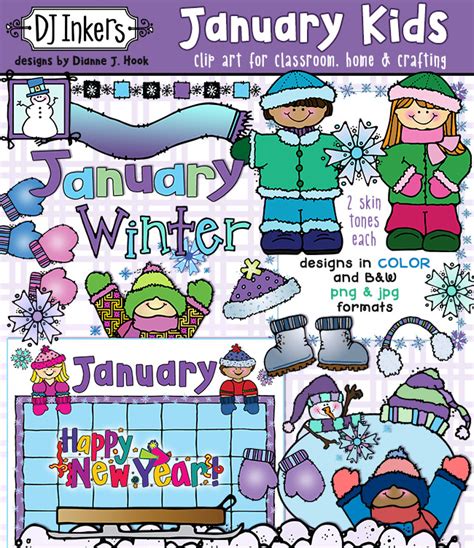 Kids Calendar Clipart