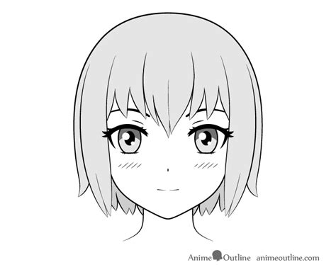 Anime Outline Face free for commercial use high quality images