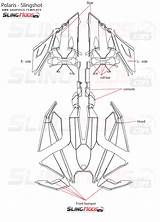 Polaris Slingshot AMR Full Graphics Kit sketch template