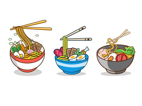 Ramen japanese noodle clipart 8630140 Vector Art at Vecteezy