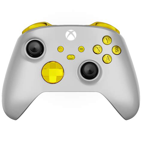 WHITE GOLD XBOX SERIES X CUSTOM MODDED CONTROLLER | ModdedZone