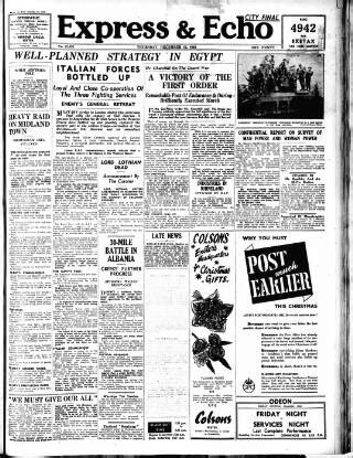 Express and Echo in British Newspaper Archive