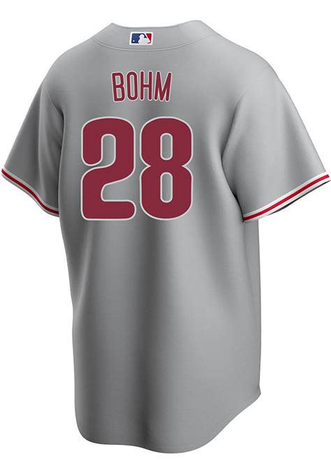 Alec Bohm Phillies Replica Away Jersey