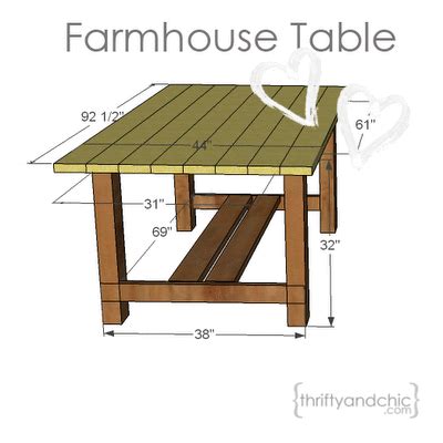 How To Make Furniture Yourself And Save Money in 2023 | Outdoor farmhouse table, Diy farmhouse ...