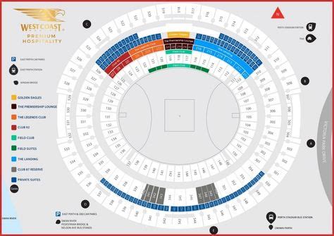 Optus Stadium Seating Plan Seat Inspiration inside Awesome waca seating ...