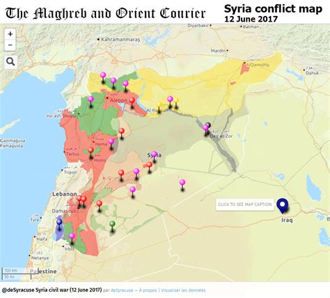 URGENT / SYRIA – Interactive conflict map (12 June 2017) | The Maghreb ...