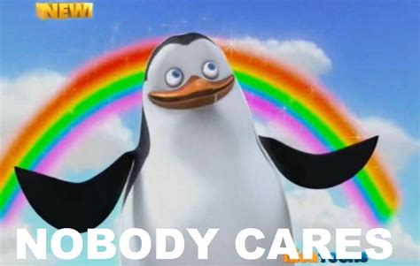 Private the Penguin-Nobody Cares Meme by brandonale on DeviantArt