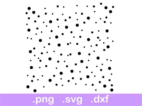 Dots Pattern SVG Dots Svg Polka Dot Pattern Svg Dxf Svg Cut - Etsy