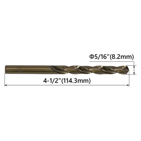 (DRILL-B-8.2) Top Hardware Jobber Drill Bits 5/16 inch (8.2 mm) – Top Hardware