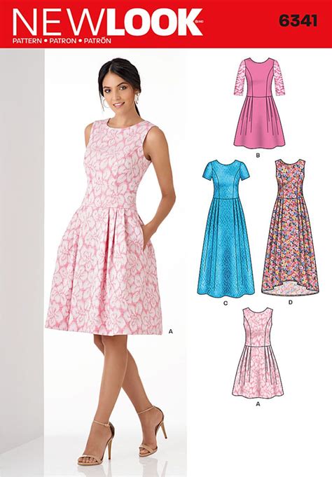 Pattern Reviews> New Look> 6341 (Misses' Dress in Three Lengths ...