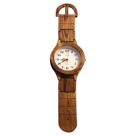 Creative Motion Industries Giant Wooden Wristwatch Wall Clock | Shop Your Way: Online Shopping ...