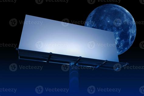 Billboard at Night 24629120 Stock Photo at Vecteezy