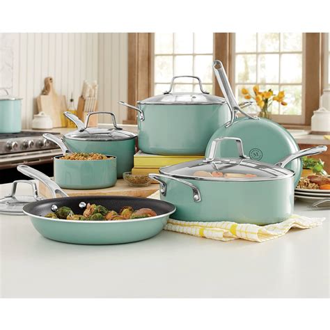 Martha Stewart 10-Piece Nonstick Aluminum Cookware Set | Country Door