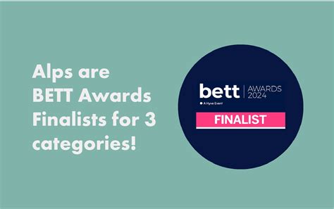 Alps has been shortlisted for 3 Bett Awards 2024! - Alps