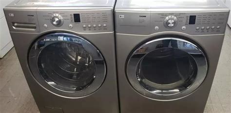 LG STAINLESS STEEL FRONT LOAD WASHER AND DRYER SET for sale in Keller ...