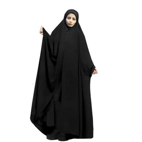 Islamic Arabic Black Chador Hejab for Women and Praying - ShopiPersia