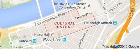 Map of pittsburgh cultural district | Cultural district, Culture, Map