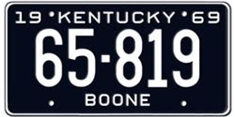 Kentucky License Plates - LICENSEPLATES.TV