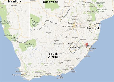 Pietermaritzburg Map