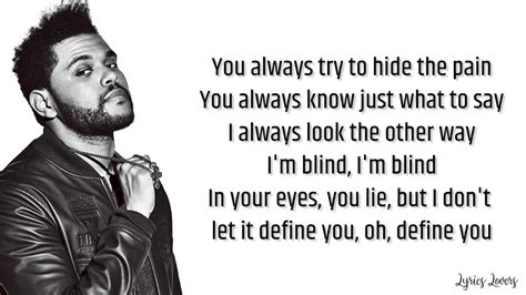 The Weeknd - In Your Eyes LYRICS - YouTube