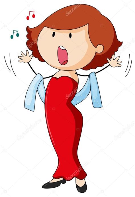 Opera singer — Stock Vector © interactimages #71284139