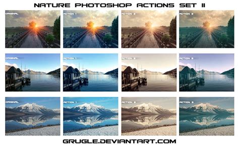 Nature Photoshop Actions Set II by Grugle on DeviantArt