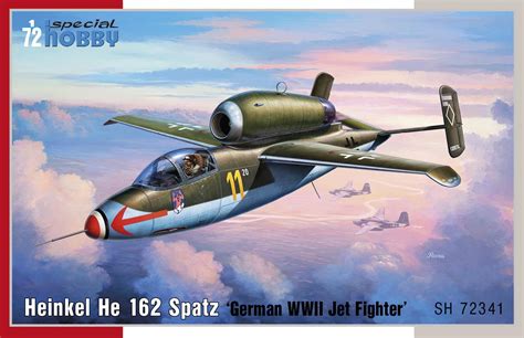 Scale plastic kit 1/72 Heinkel He 162 Spatz | Vše pro modeláře Art Scale