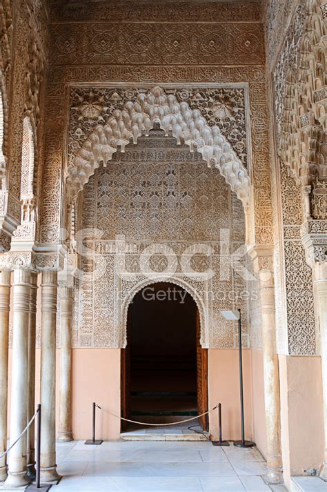 Moorish Art And Architecture Inside The Alhambra Stock Photo | Royalty ...