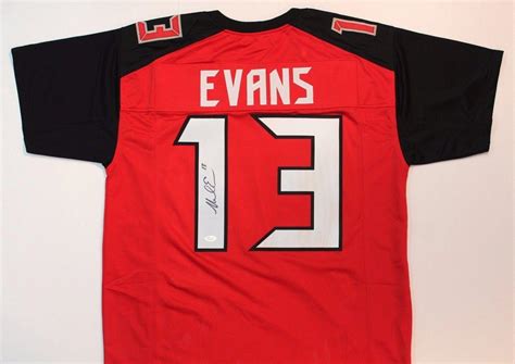 Autographed Mike Evans Jersey - JSA COA)