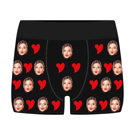 Buy Personalized Funny Face Boxers Briefs for Men Boyfriend,Custom Underwear with Face Photo ...