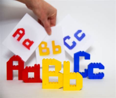 LEGO 3D Alphabet Printable Cards | Adventure in a Box