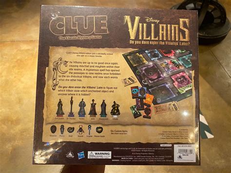 PHOTOS: Solve a Sinister Mystery with Disney Villains Clue, Now Available at Walt Disney World ...