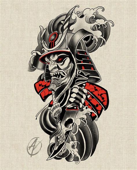 Samurai hannya | Tatuagem japonesa, Arte da tatuagem japonesa, Tatuagem ...