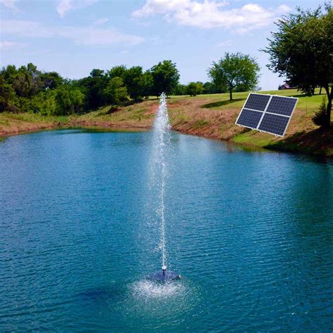 Solar Powered Water Fountains