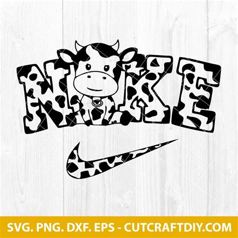 Nieke Cow SVG | Cow Crewneck SVG | Cow Brand PNG | Nike svg