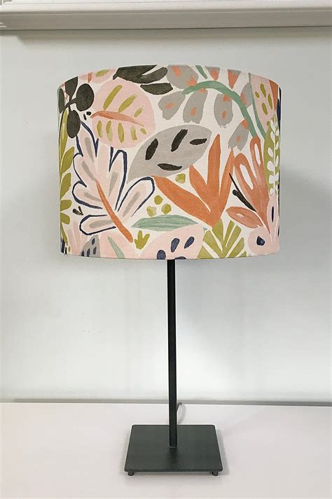 Funky Foliage Tropical Leaves Hand Covered Fabric Lampshades | Etsy in ...