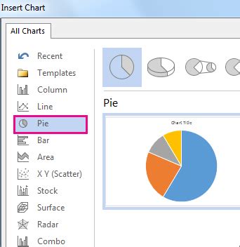 How To Create A Pie Chart In Microsoft Excel - Chart Walls