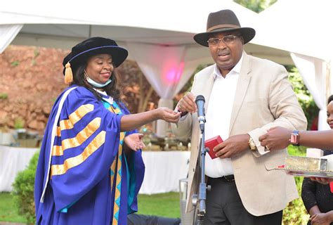 MKU co-founder graduates with a PhD