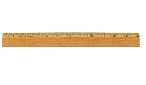 12 Inch Wooden Ruler | vlr.eng.br