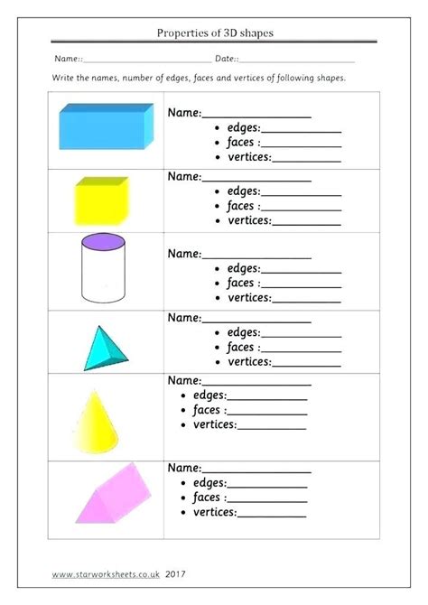 3 dimensional shapes worksheet have fun teaching - 3 dimensional shapes ...