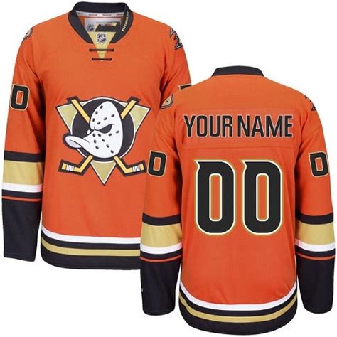 2017 Custom Anaheim Ducks Jerseys Black Orange 2016 Stadium Series ...