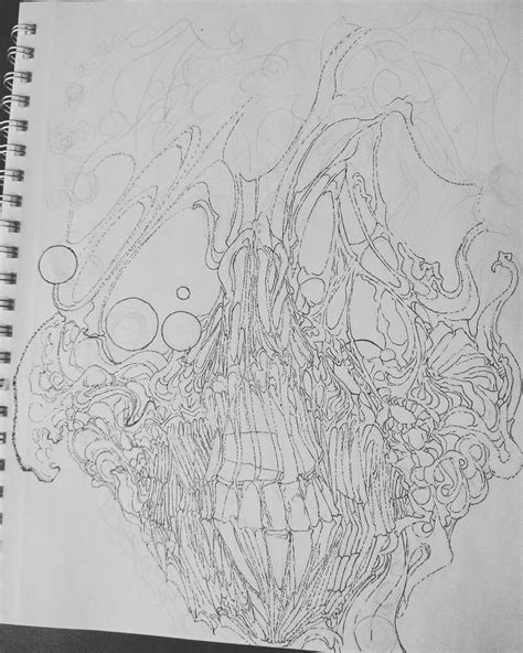 Alien Skull WIP by Thelonelysilverfish on DeviantArt