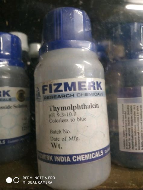 Thymolphthalein - Thymophthalein Latest Price, Manufacturers & Suppliers