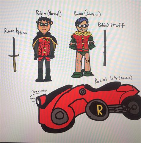 Fortnite is making a lot of dc skins, so I made a robin skin concept with two styles: normal and ...