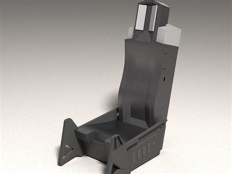 F16 Seat Actual Dimensions 3D model 3D printable | CGTrader