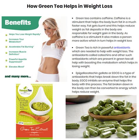 Benefits Of Green Tea Capsules Weight Loss - health benefits