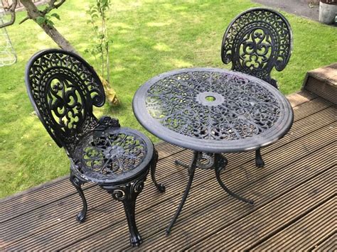 Vintage Cast Iron Patio Table And Chairs - Image to u