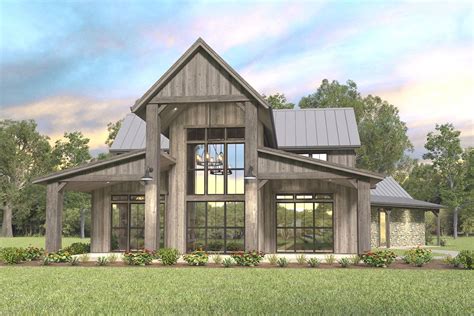 Plan 85316MS: Modern Farmhouse Plan with Great Views To The Back | Modern farmhouse plans, Barn ...